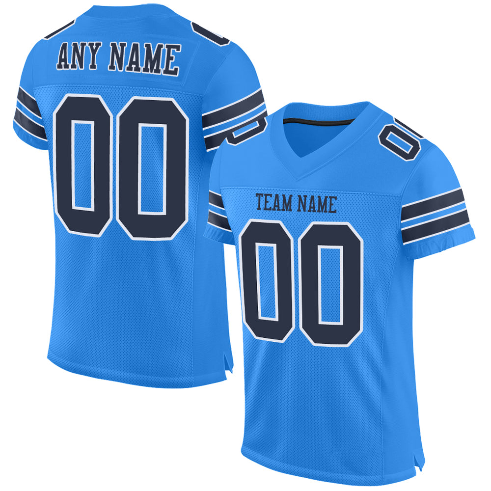 Custom Powder Blue Football Jerseys For Men&Women&Youth – Fiitg