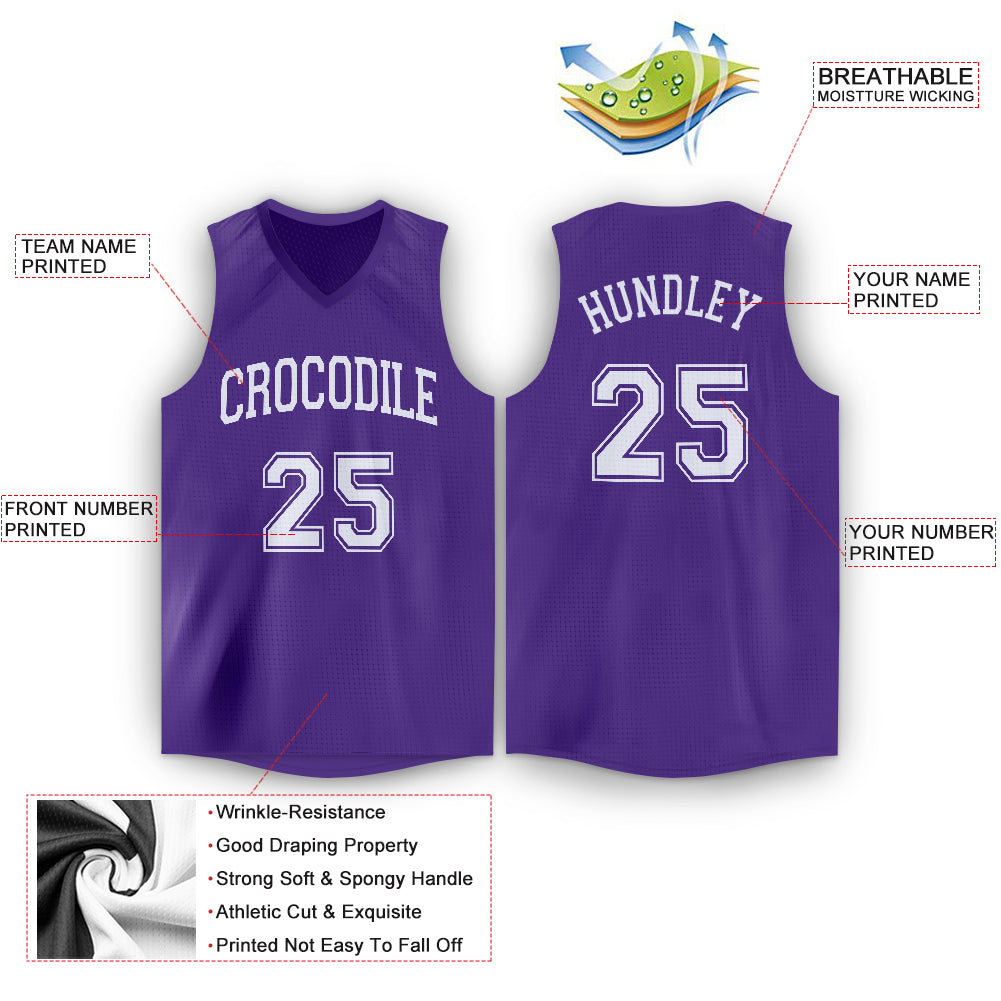 purple white jersey