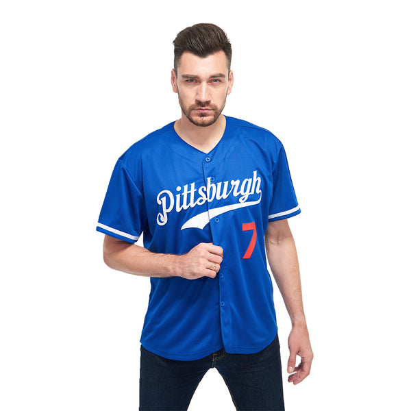 Custom Royal White-Light Blue Baseball Jersey