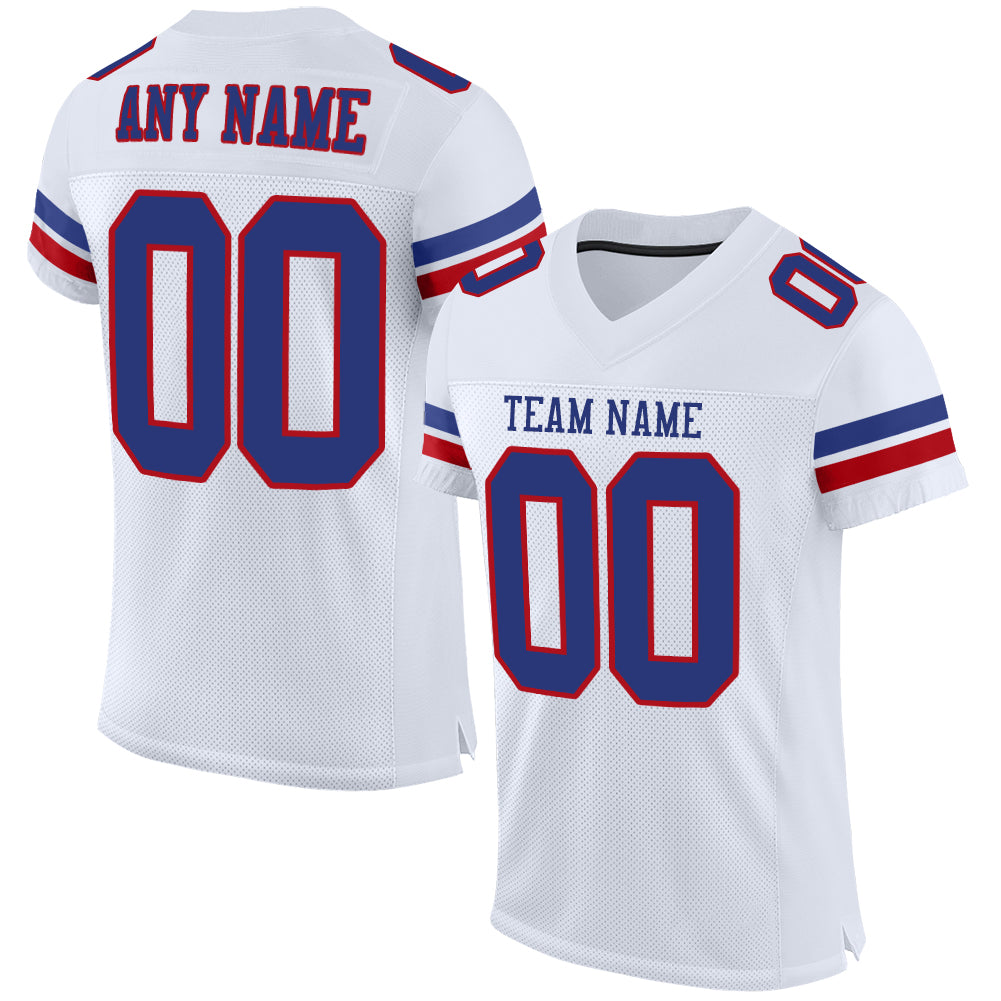 White0204 Football Authentic MeshCustom Own Basketball Jersey – Fiitg