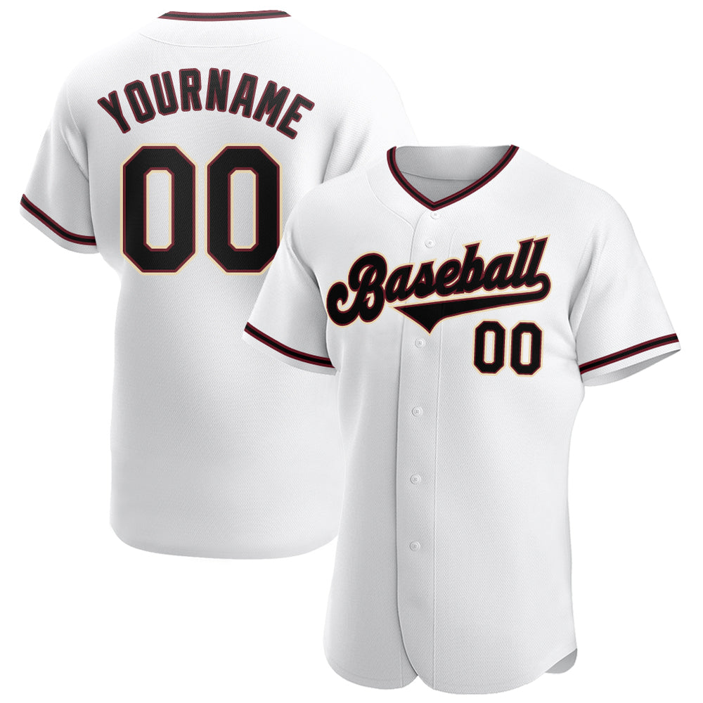 Custom White Baseball Jerseys For Men&Women&Youth – Fiitg