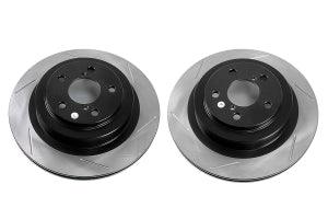 Stoptech Slotted Rear Rotor Pair - Subaru Models (inc. 2006-2007 WRX / 2005-2009 Legacy GT)