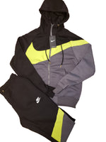 lime green and black nike hoodie