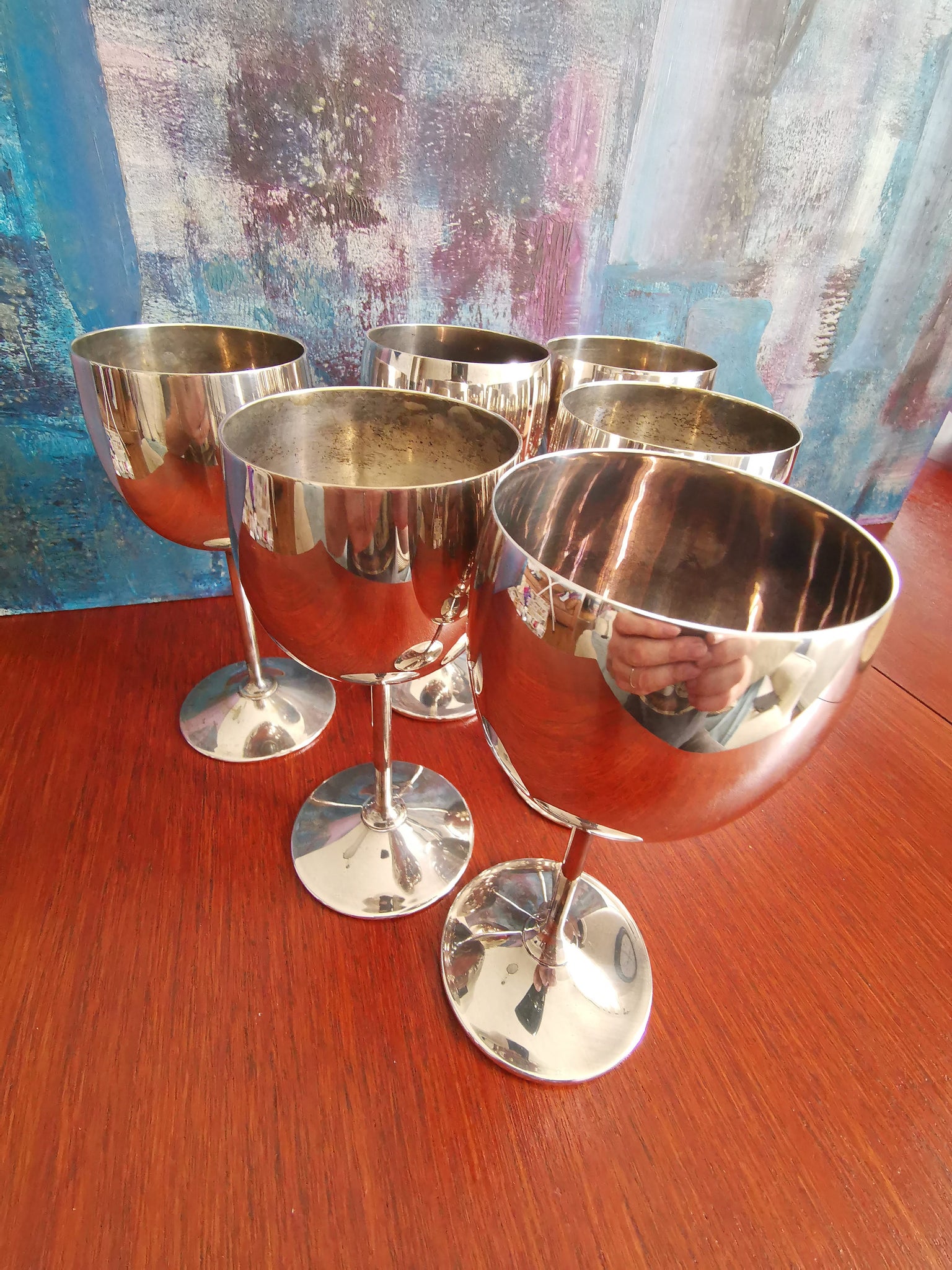 vintage goblets