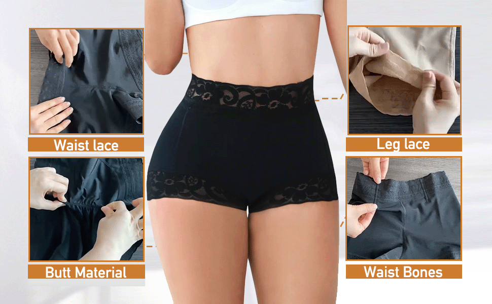 Women Lace Classic Daily Wear Body Shaper Booty Lifting Panties