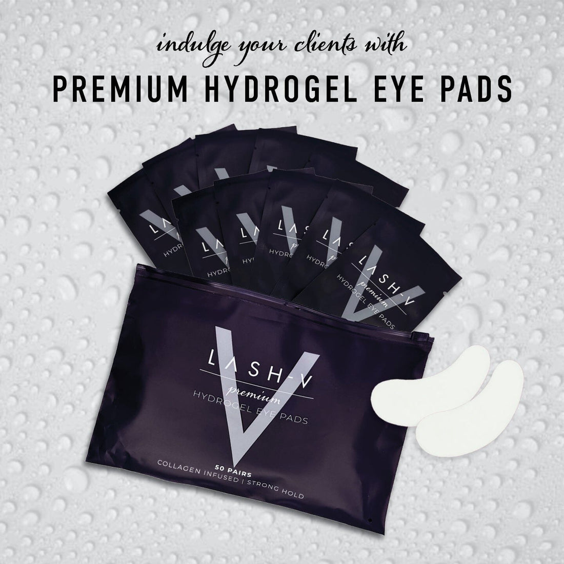  100 Pairs Set Premium Under Eye Gel Pads for Eyelash