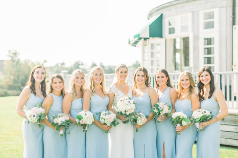 bella bridesmaids bridesmaid gowns wedding dresses blue bridesmaid dresses