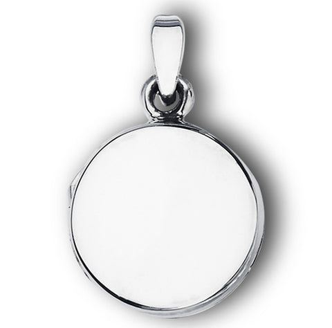 sterling silver round locket