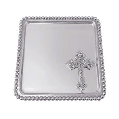 Silver Cross Tray Baptism Gift Ideas for Boys or Girls with the option to be engraved - Templeton Silver