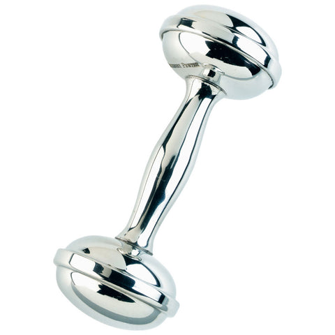 silver baby rattle  - thoughtful gift ideas for baby boys templeton silver