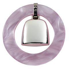 pink teething ring - Templeton Silver