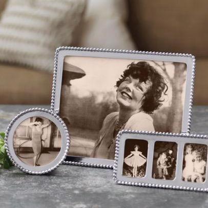 Melady Photo Frame 4x6 cm Silver colored Metal Butterfly