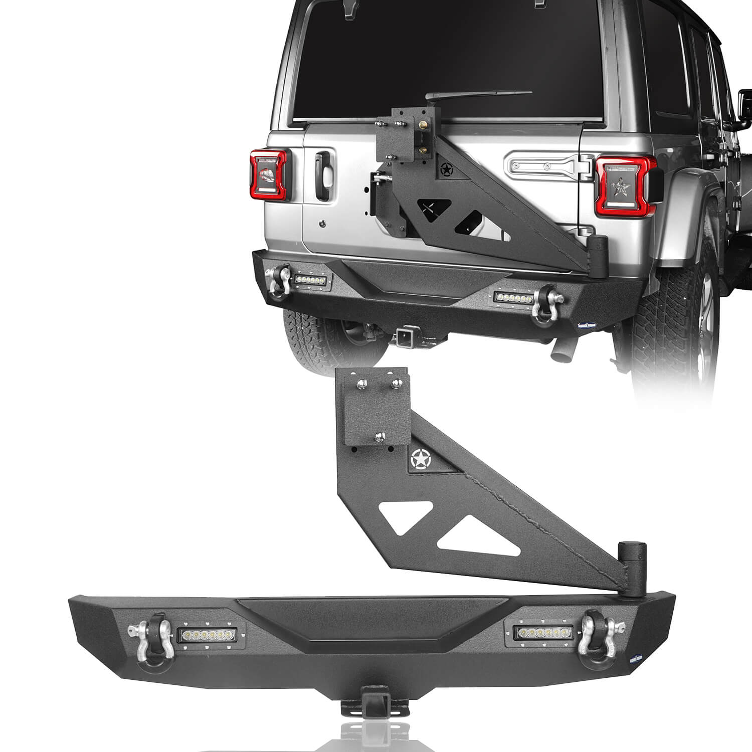 Jeep Wrangler Jl Rear Bumper With Tire Carrier
