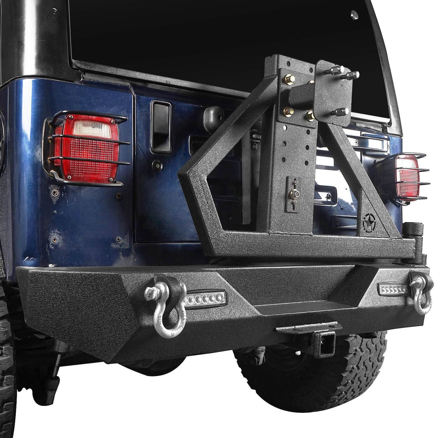 2017 Jeep Wrangler Rear Bumper With Tire Carrier