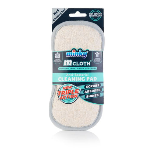 Minky Microfibre & Cotton Extra Large Dual Action Mop – Scrub