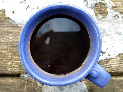 Brewed cup of Ojoche Tostado