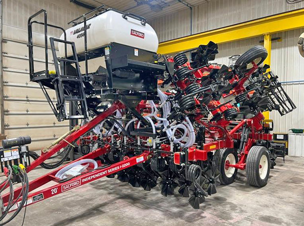 Salford 2200 Vertical Tillage with shanks and cover crop seeder