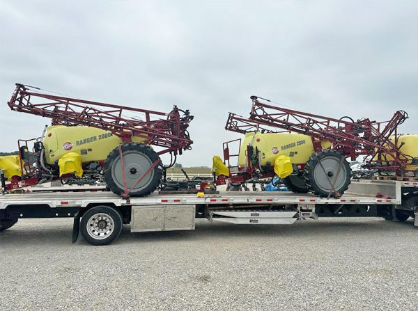 Hardi Sprayers on a trailer