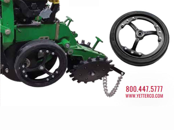 Yetter spoke planter gauge wheel