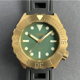 ARMIDA A1 42mm 300m Brass Dive Watch Green no date