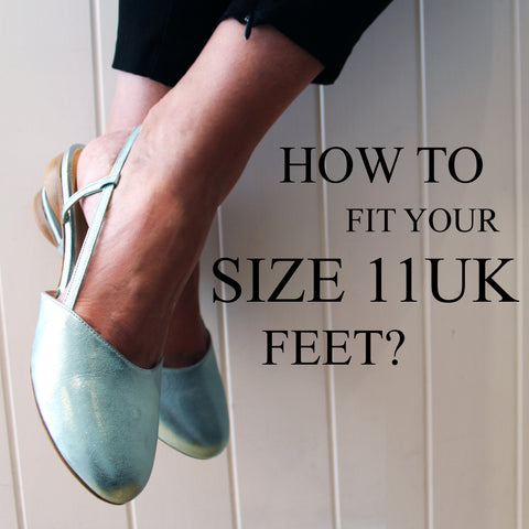 Ladies, how to fit your size 11UK feet!