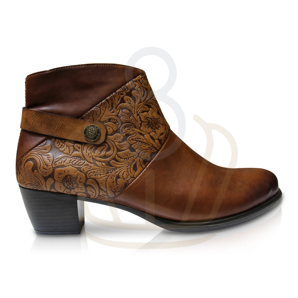 Marie Brown Ankle Boots