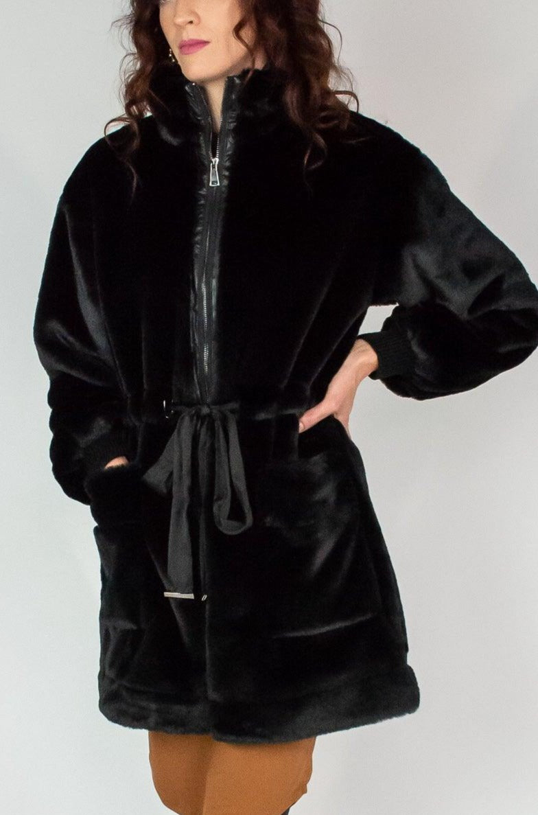 Image of Evie Faux Fur Coat