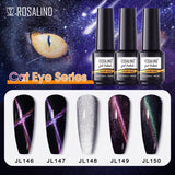 ROSALIND Soak Off 7ML Pure Color Pink Series Nail Gel Bright For Nail Art Design LED/UV Lamp