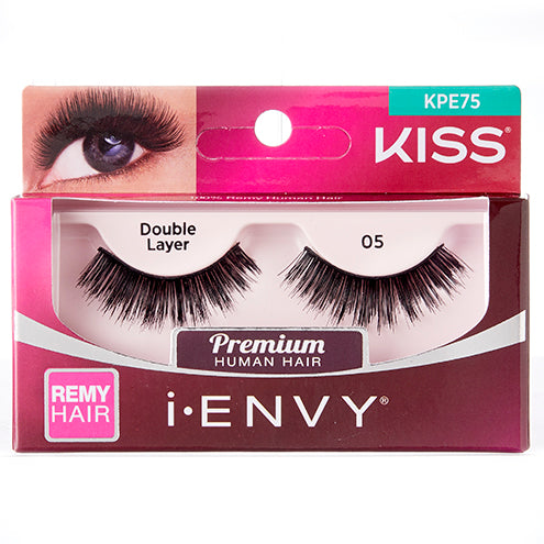 KISS i-ENVY Premium Double Layer 05 Lashes (KPE75)