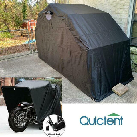 portable motorcycle storage shelter