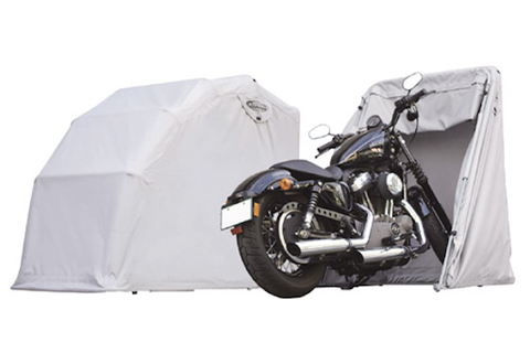 portable motorcycle storage shed