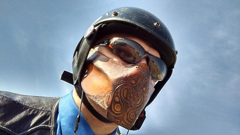 best leather motorcycle face mask