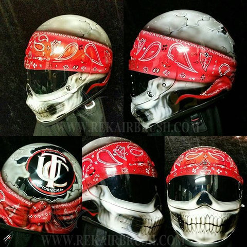 custom motorcycle helmet