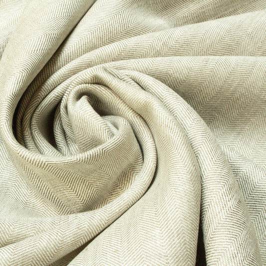Harris Tweed Handwoven Wool Cloth 'laxdale' Grey Herringbone 