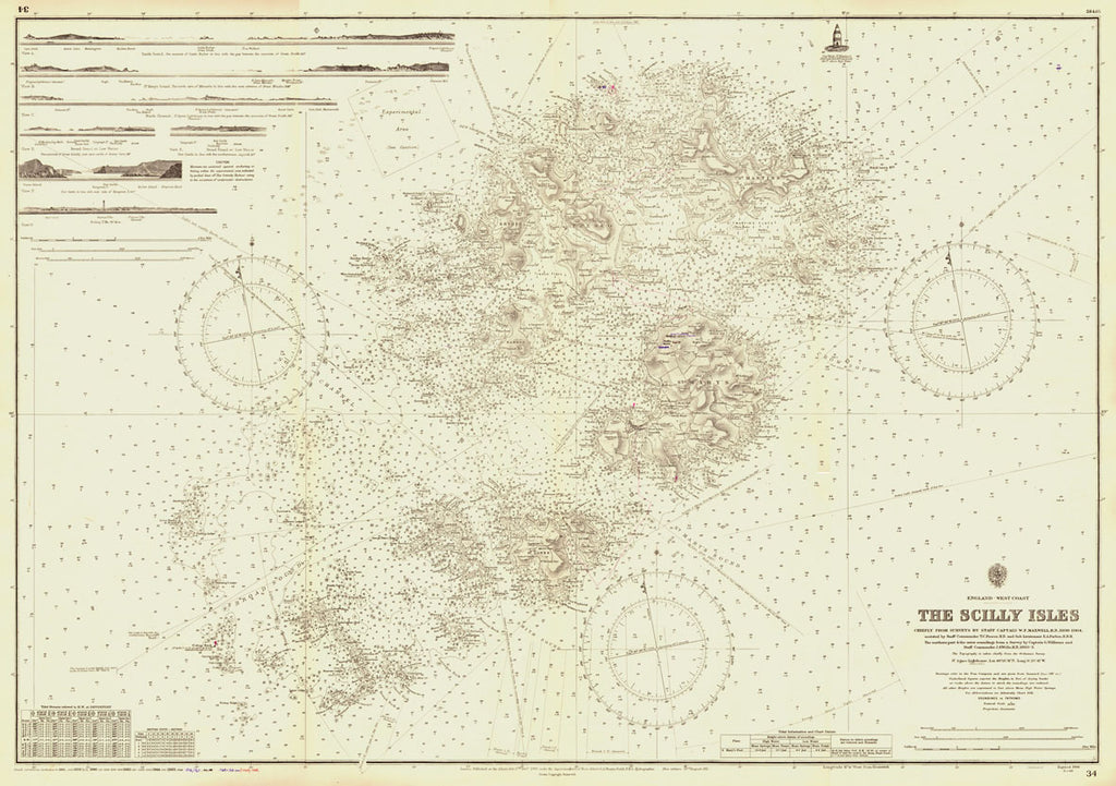 Nautical Chart Wallpaper Uk