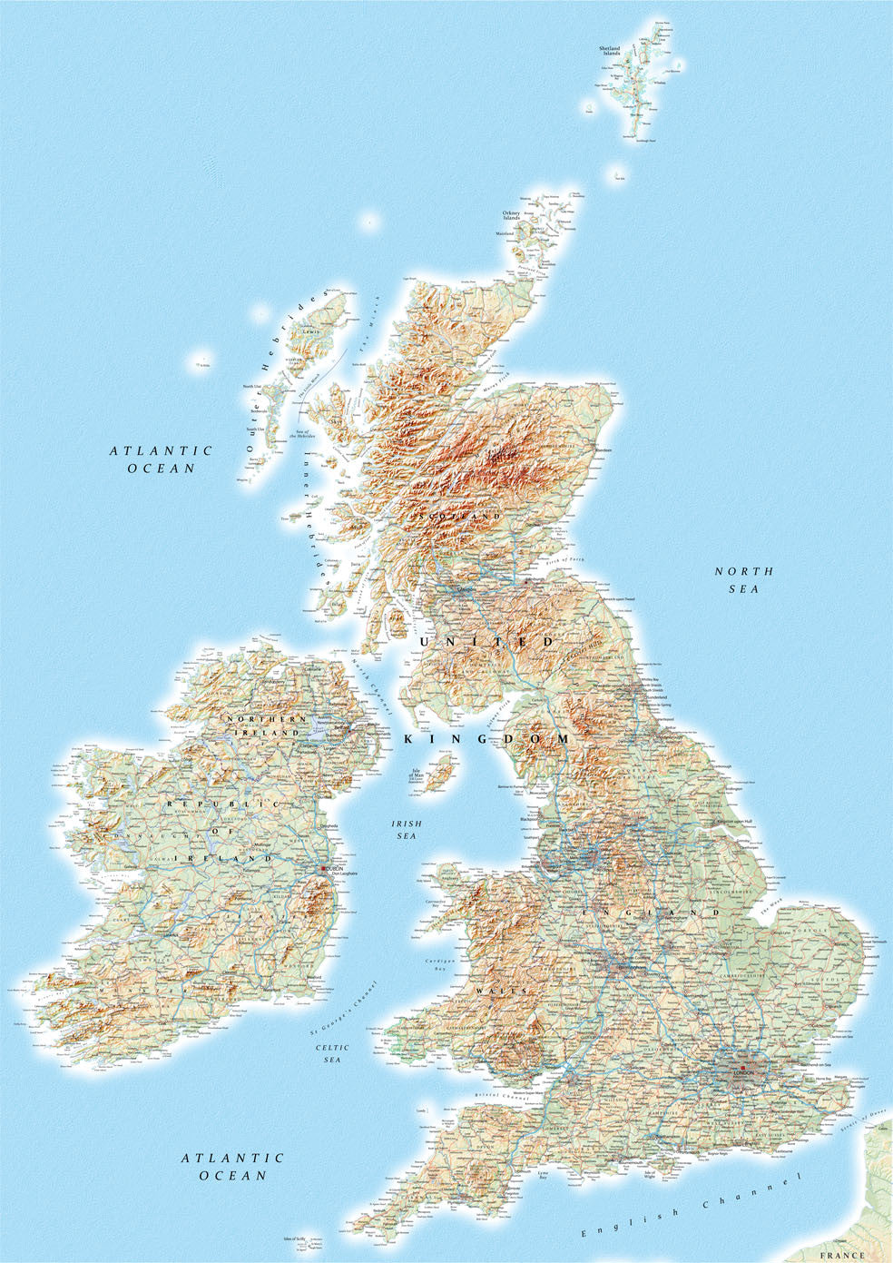 British Isles Map 