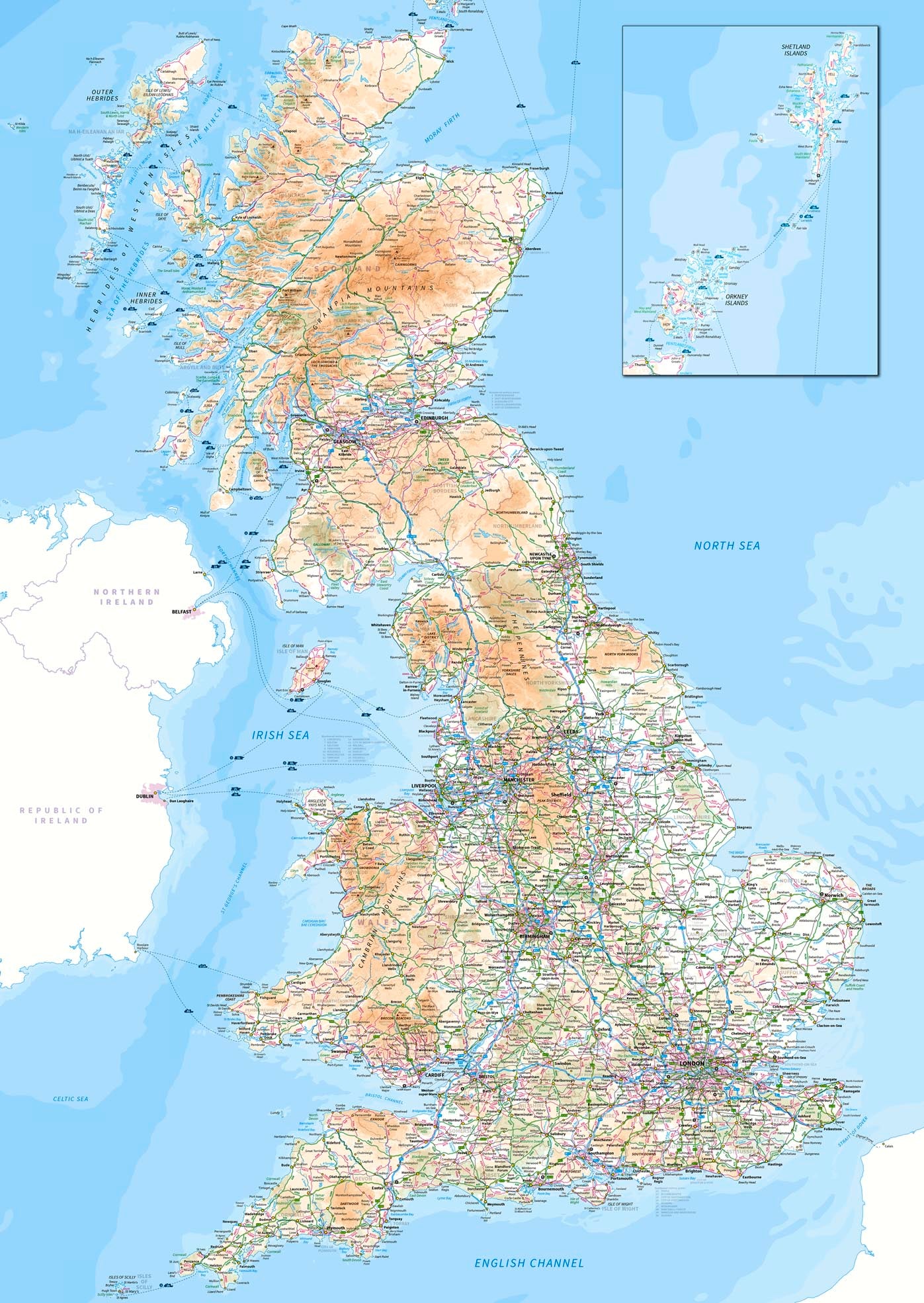 Map Canvas Ordnance Survey Gb Map From Love Maps On