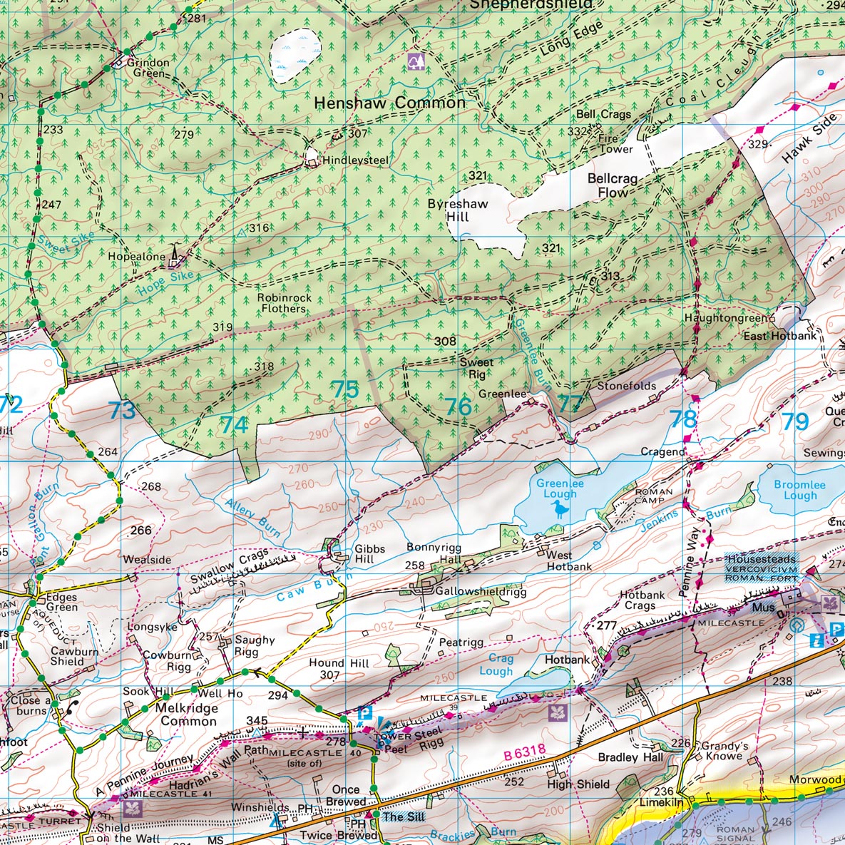 Northumberland National Park Map Poster From Love Maps On   NORTHUMBERLAND LDR Web3 Dc1c5608 9944 4e8b 8e76 11615ef59a69 