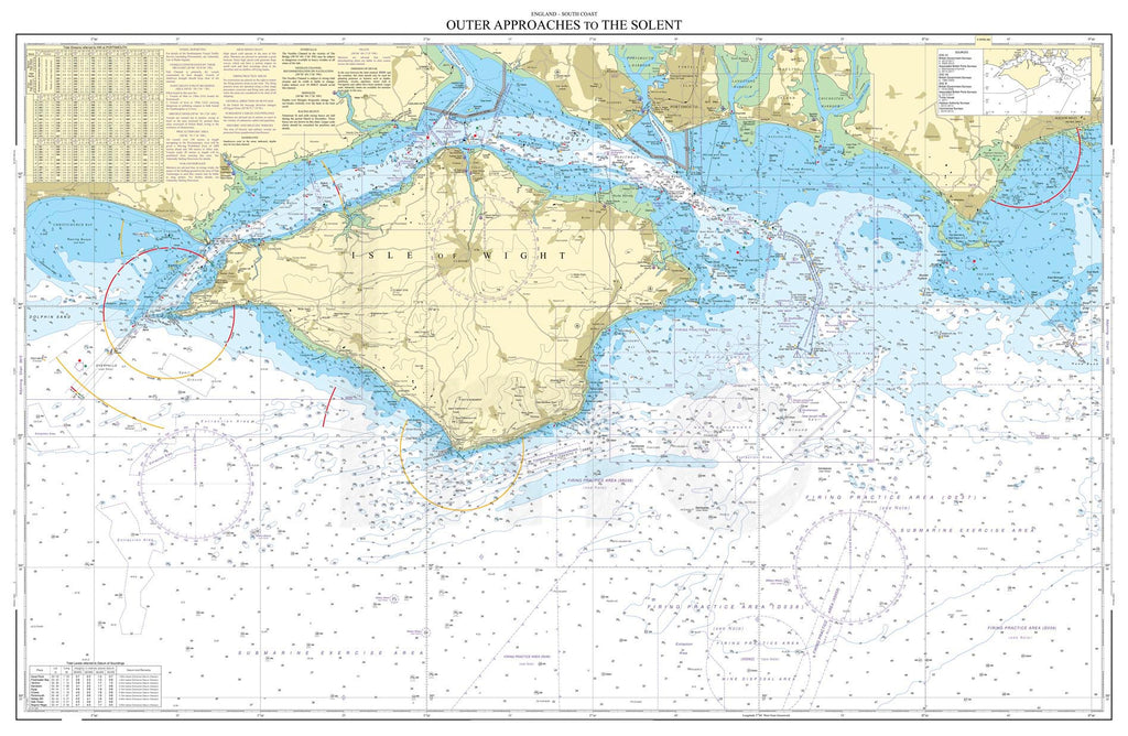 Nautical Chart Admiralty Chart 2045 Outer Approaches To The Solent   OCB 2045 1024x1024 