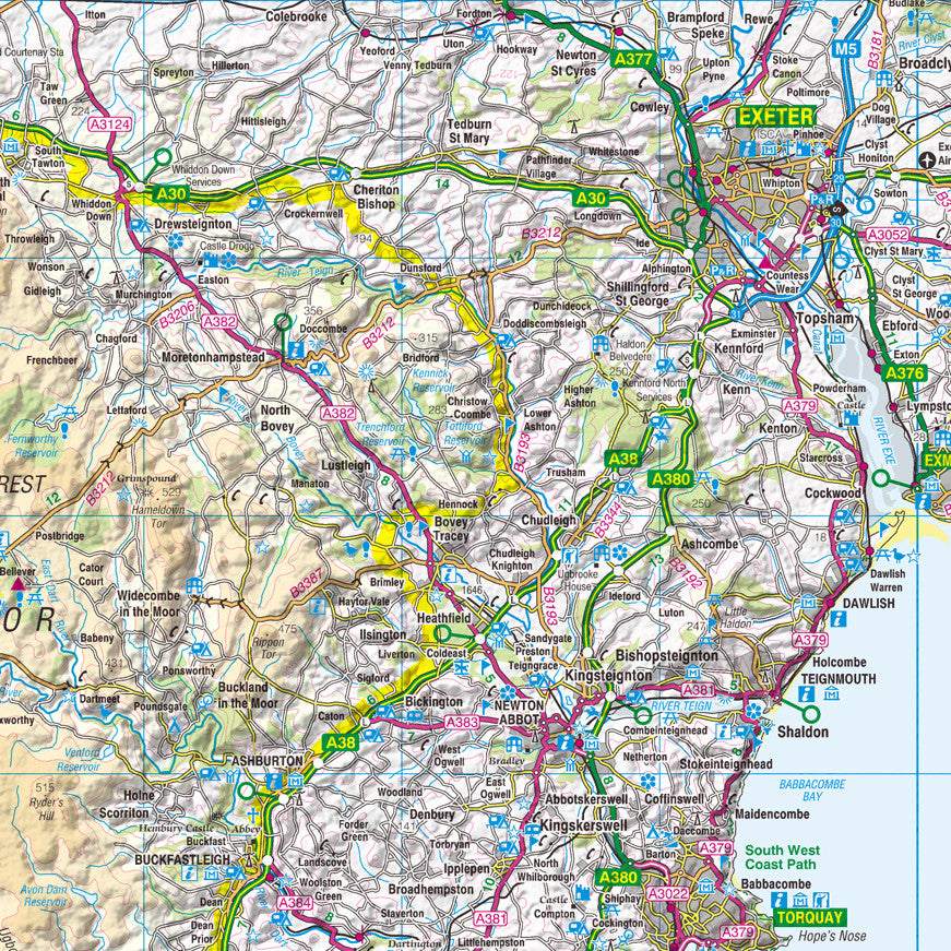 Map Wallpaper Southwest England From Love Maps On