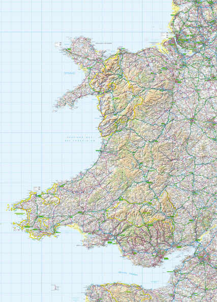 Map Poster - GB Regional Map - Wales from Love Maps On...