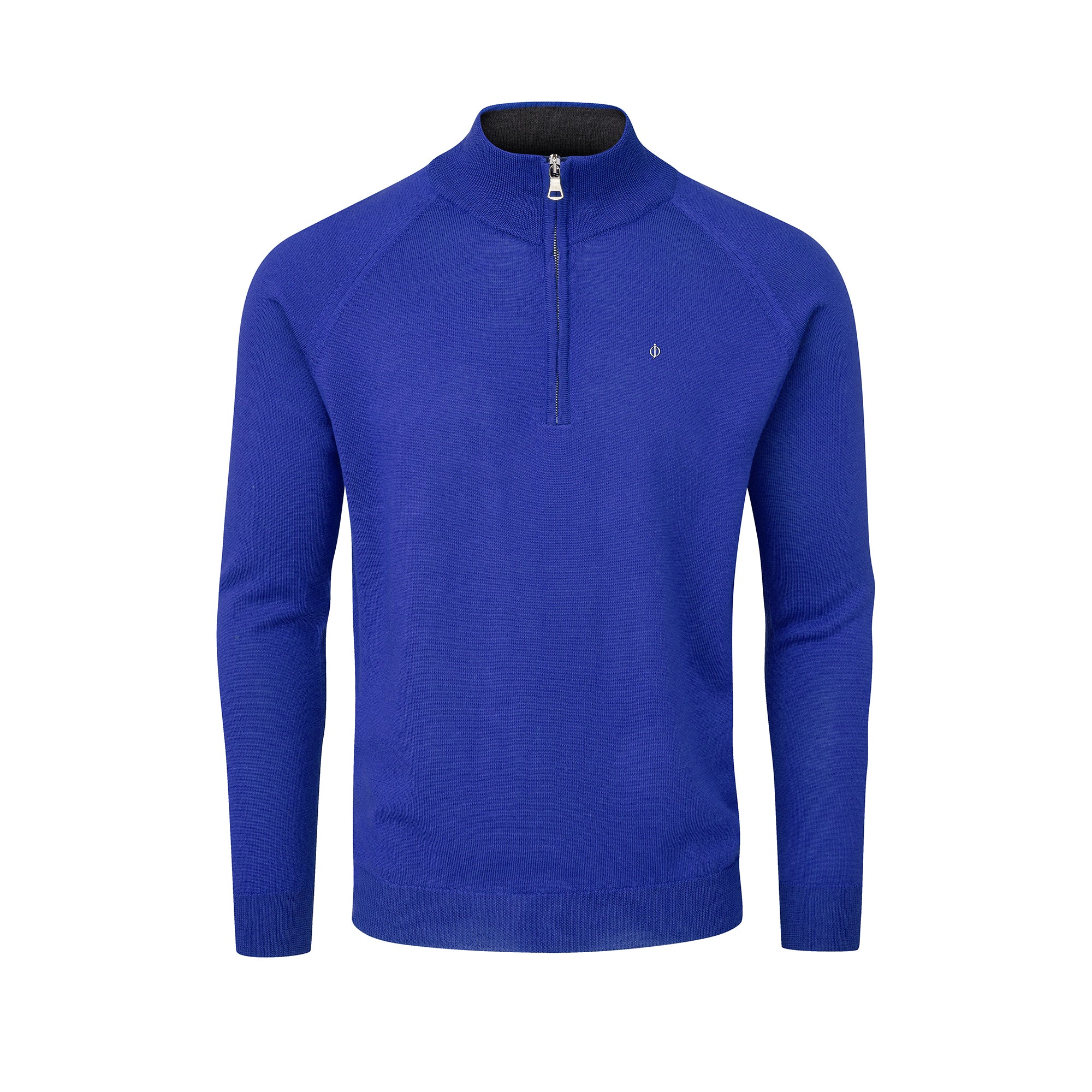 Warwick Pin Merino Zip Neck Sweater