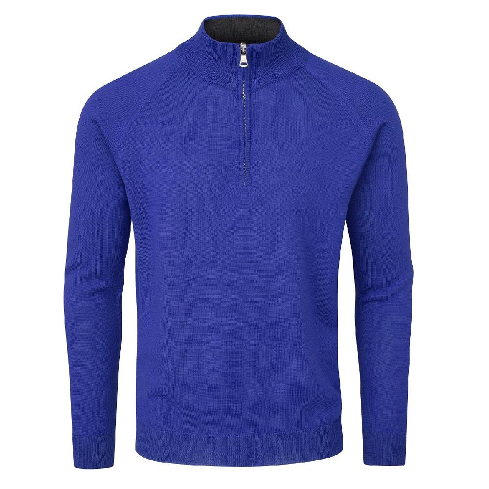 Warwick Merino Zip Neck Sweater