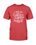 I run on Caffeine Chaos and Cuss Words Graphic T-Shirt (more colors)