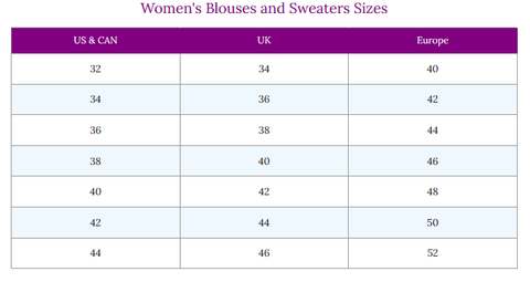 international women's shoes size conversion