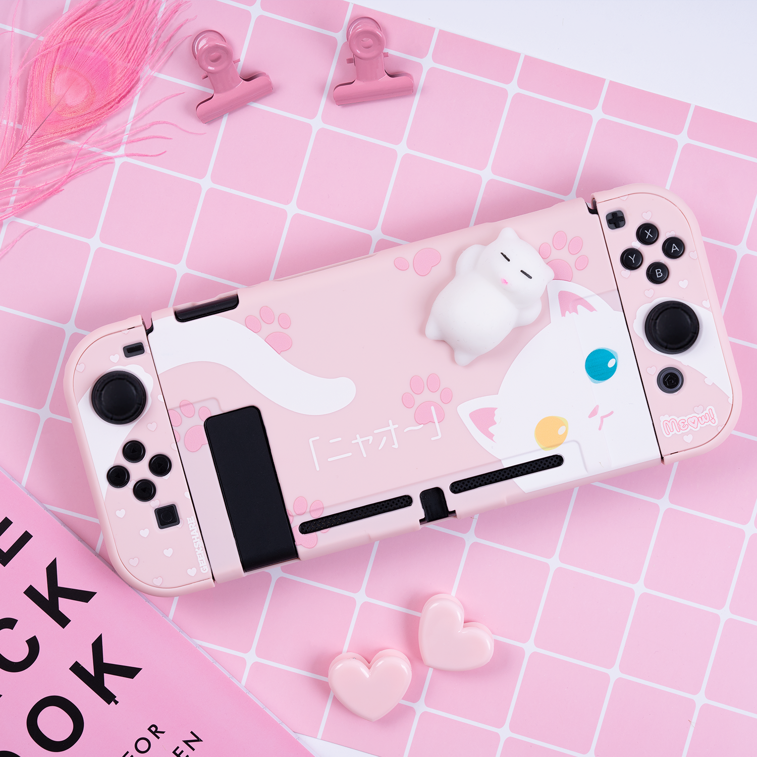 nintendo switch cover pink