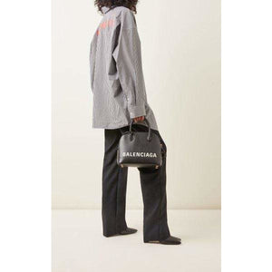 Balenciaga Ville Small Textured Black Leather Top Handle Bag175000