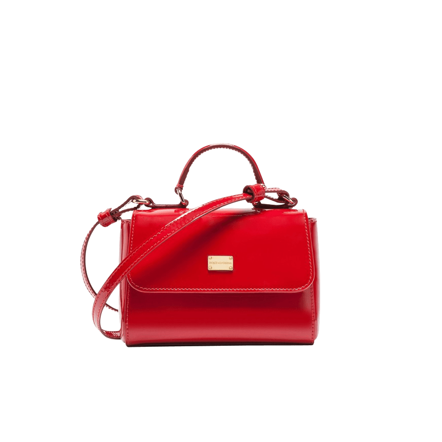 Dolce & Gabbana Red Patent Leather Bag$