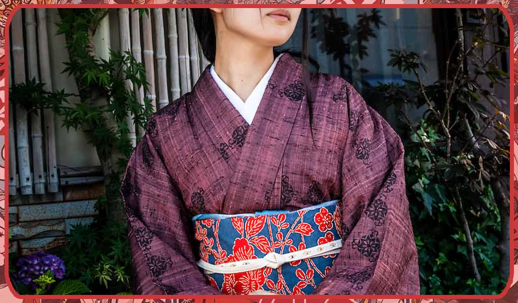 Kinchaku Yukata Kimono Purse - Choose Your Own Fabric - Matsuri