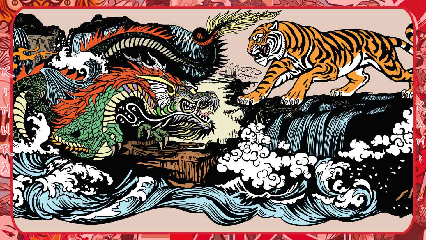 ancient japanese dragon paintings